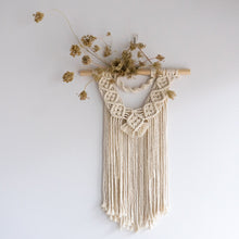  Macrame Wall Hanging + Dried Lace Flowers