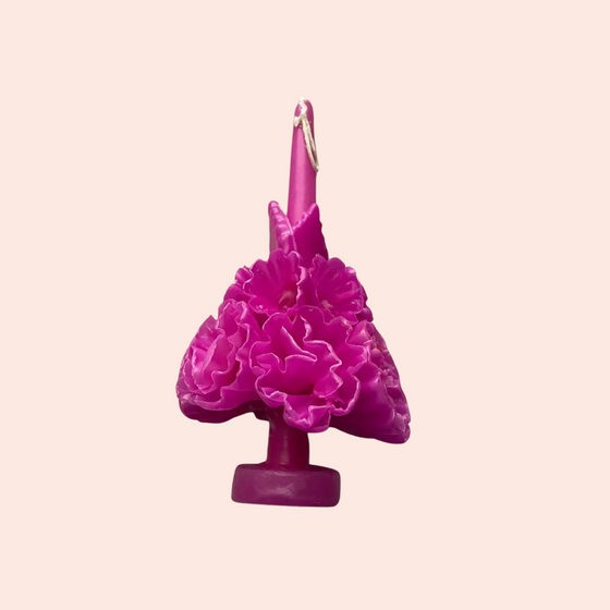 Oaxacan Floral Candle