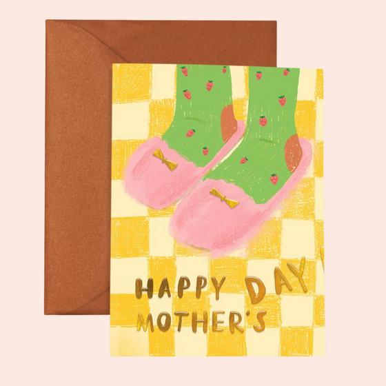 Cozy Feet Mother's Day Card